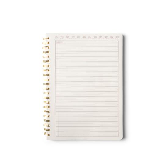 Designworks Ink Ebony Twin Wire Notebook - Large