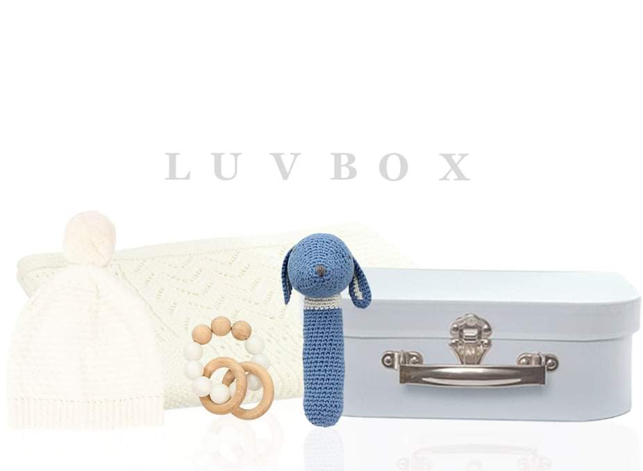 DLUX Baby Boy Clutch Giftbox - Organic SALE ITEM! USUALLY 140.00