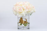 Cote Noire Vase Twelve Roses French Pink w/Pink Box LTW02 - BARGAIN