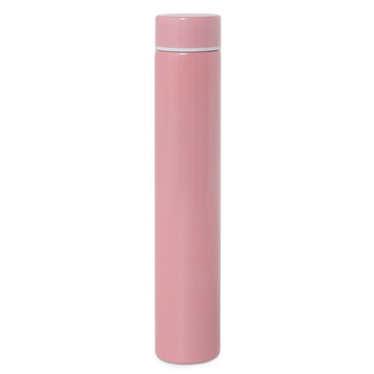 Designworks Slim Flask Bottle Pink with Confetti Tube