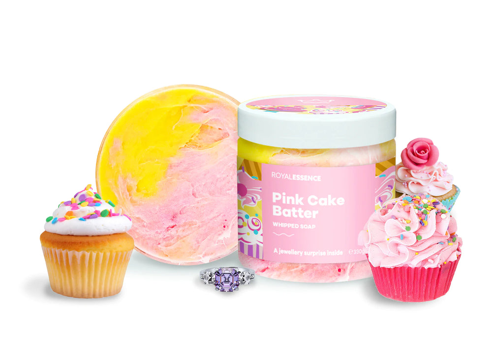 PINK CAKE BATTER  JEWELLERY WHIPPED SOAP - EARINGS