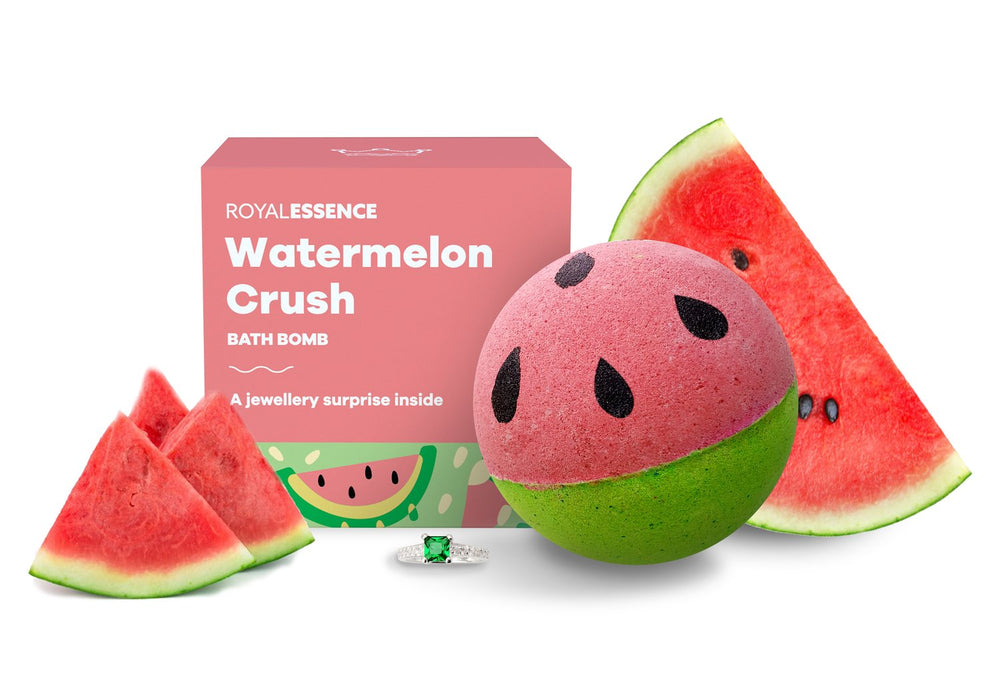 Watermelon Bath Bomb - Ring Size 8